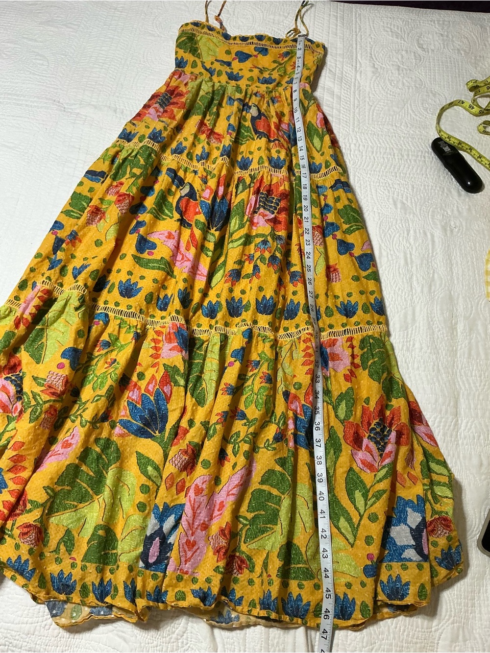 Farm Rio Summer Garden Maxi Dress XXS - Picture 11 of 16